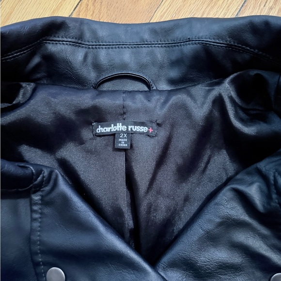 Charlotte Russe moto jacket size 2XL - Picture 3 of 4